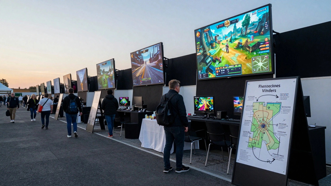 How to Plan a Route Through Large Video Game Expo Vendor Floors