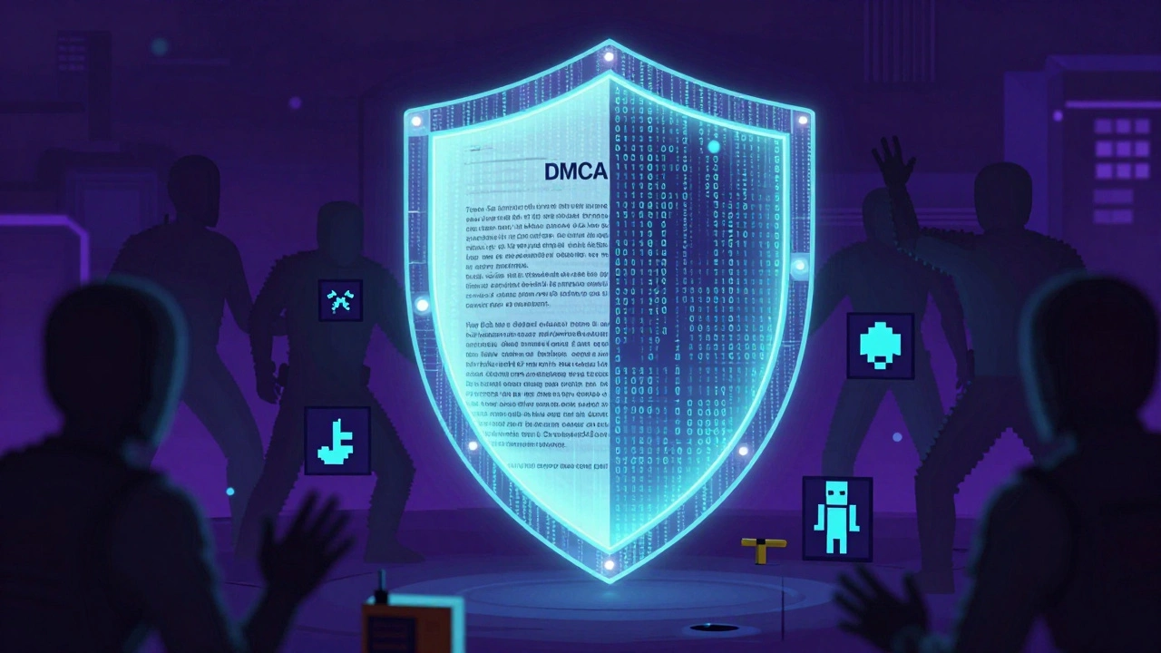 Digital shield protecting video game assets from copyright bots
