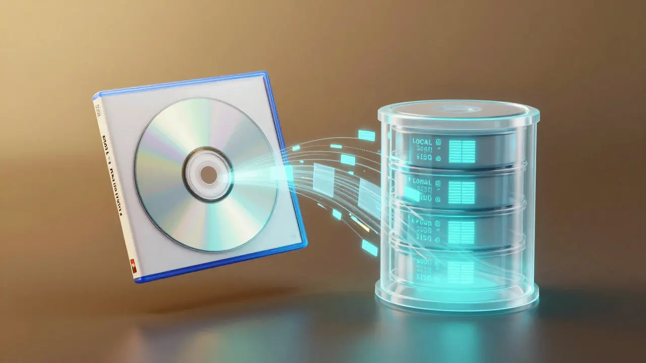 Abstract concept of digital data archiving and preservation