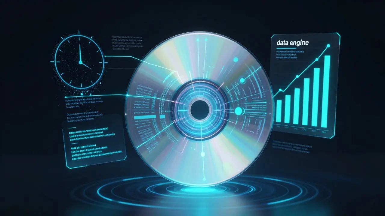 Abstract visualization of data algorithms calculating game trade-in values