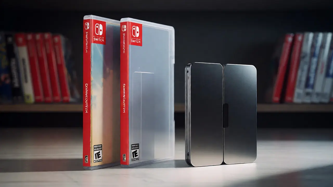 Comparison of a pristine steelbook and a faded game case highlighting packaging condition.